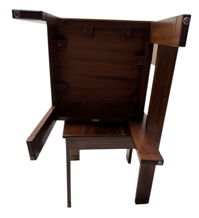 Art Deco Side Chair by J.A. Muntendam, Walnut, Dutch Design, 1920s